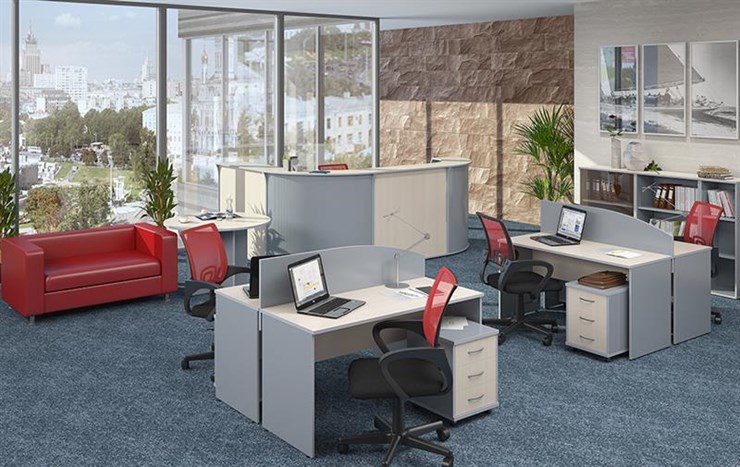 Офисный комплект мебели IMAGO набор для начальника отдела в Хабаровске - изображение 1